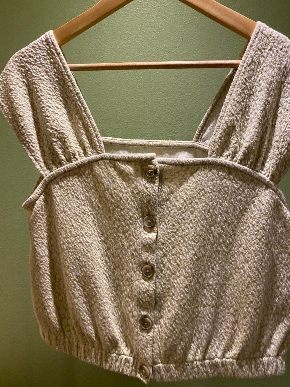 Madewell Cropped Button Down Blouse